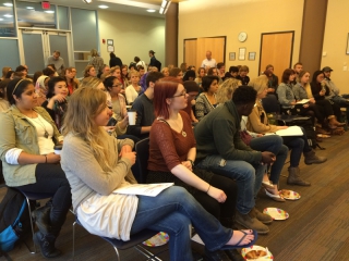 The audience for our Spring 2015 Community Gathering.